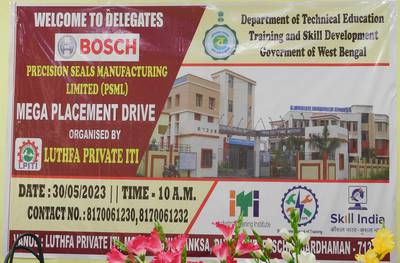Conducted Mega Placement Drive By BOSCH(PSML) By Luthfaa Polytechnic Institute and Luthfa Private ITI on 30/05/2023. 22
