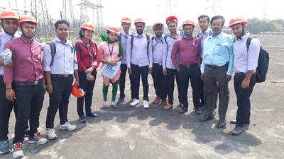 Industrial visit at DPL-DM Water Treatment Plant 2