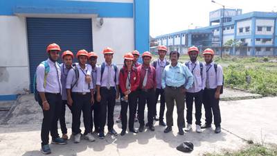 Industrial visit at DPL-DM Water Treatment Plant 3
