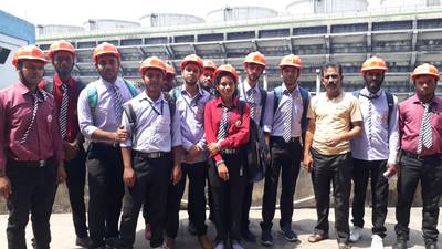 Industrial visit at DPL-DM Water Treatment Plant 6