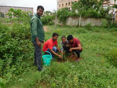 Tree plantation Drive organised by Luthfaa Polytechnic Institute on 09-08-2023. 10