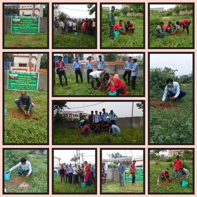 Tree plantation Drive organised by Luthfaa Polytechnic Institute on 09-08-2023. 14